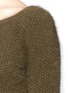 Detail View - Click To Enlarge - HELMUT LANG - Seed stitch angora cropped sweater