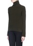 Front View - Click To Enlarge - HELMUT LANG - Wool-cashmere turtleneck sweater