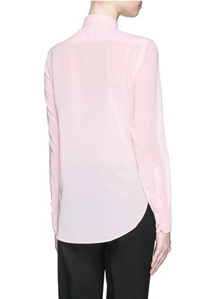 Back View - Click To Enlarge - HELMUT LANG - Sheer cotton voile shirt