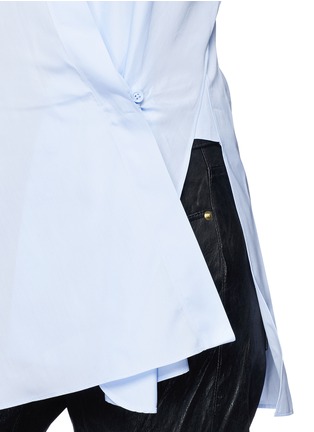 Detail View - Click To Enlarge - HELMUT LANG - Two way cotton poplin shirt