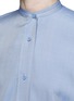 Detail View - Click To Enlarge - HELMUT LANG - Shrunken silk twill shirt