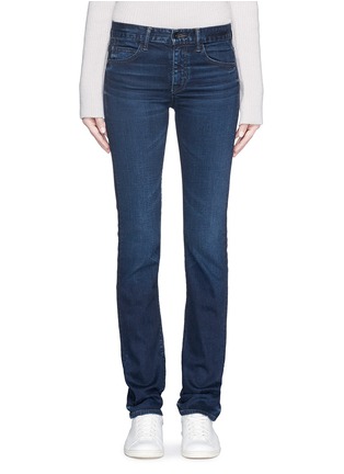 Main View - Click To Enlarge - HELMUT LANG - Whiskered slim straight jeans