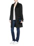 Figure View - Click To Enlarge - HELMUT LANG - Whiskered slim straight jeans
