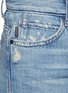 Detail View - Click To Enlarge - HELMUT LANG - Light destroyed tapered jeans