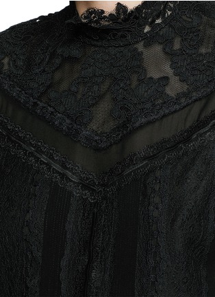 Detail View - Click To Enlarge - ALICE & OLIVIA - 'Katarina' lace pleat top