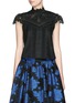 Main View - Click To Enlarge - ALICE & OLIVIA - 'Katarina' lace pleat top