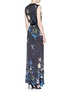 Back View - Click To Enlarge - ALICE & OLIVIA - 'Marianna' enchanted forest print silk shirt dress