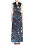 Main View - Click To Enlarge - ALICE & OLIVIA - 'Marianna' enchanted forest print silk shirt dress