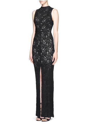 Figure View - Click To Enlarge - ALICE & OLIVIA - 'Gisela' crochet lace dress