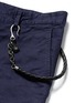 Detail View - Click To Enlarge - 71465 - Leather braid chain strap chinos