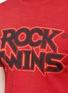 Detail View - Click To Enlarge - 71465 - 'ROCK TWINS' print cotton slub T-shirt