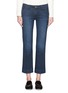 Main View - Click To Enlarge - FRAME - 'Le Slim Straight' wide leg jeans