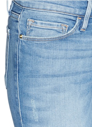 Detail View - Click To Enlarge - FRAME - 'Le Skinny De Jeanne' distressed skinny jeans