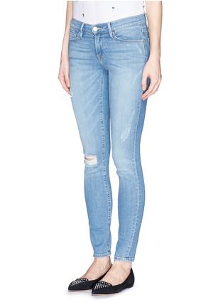 Front View - Click To Enlarge - FRAME - 'Le Skinny De Jeanne' distressed skinny jeans