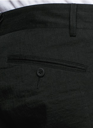 Detail View - Click To Enlarge - ZIGGY CHEN - Cotton-linen pants