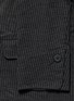 Detail View - Click To Enlarge - ZIGGY CHEN - Pinstripe cotton-linen blazer