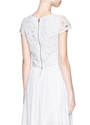 Back View - Click To Enlarge - ALICE & OLIVIA - 'Abbi' embellished cropped top