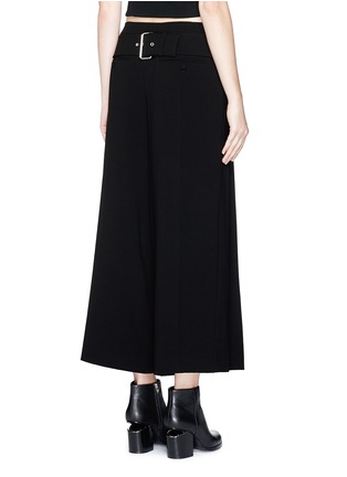 Back View - Click To Enlarge - ALEXANDER WANG - Belted crepe pants