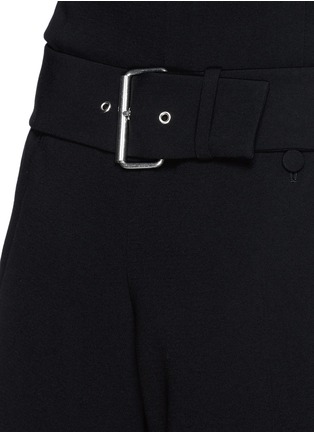 Detail View - Click To Enlarge - ALEXANDER WANG - Belted crepe shorts
