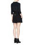 Figure View - Click To Enlarge - ALEXANDERWANG - Belted crepe shorts