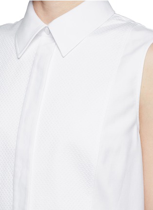 Detail View - Click To Enlarge - ALEXANDER WANG - Blouson back cuff hem shirt dress