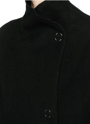 Detail View - Click To Enlarge - ACNE STUDIOS - 'Alby' double breasted boiled wool coat