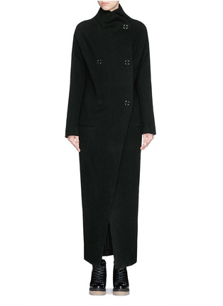 Main View - Click To Enlarge - ACNE STUDIOS - 'Alby' double breasted boiled wool coat