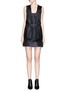 Main View - Click To Enlarge - ACNE STUDIOS - 'Bahr' structured ruffle organdy dress
