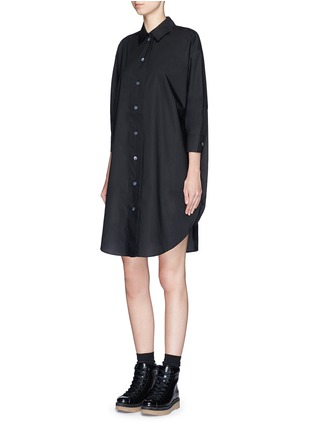 Front View - Click To Enlarge - ACNE STUDIOS - 'Boyce T Pop' oversize shirt dress