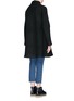 Back View - Click To Enlarge - ACNE STUDIOS - 'Hava' tie front oversize boiled wool coat