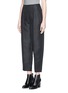 Front View - Click To Enlarge - ACNE STUDIOS - 'Maja' cropped tech twill pants