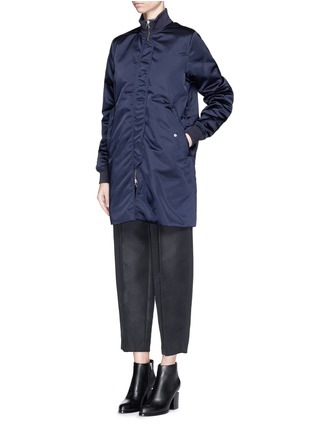 Figure View - Click To Enlarge - ACNE STUDIOS - 'Maja' cropped tech twill pants
