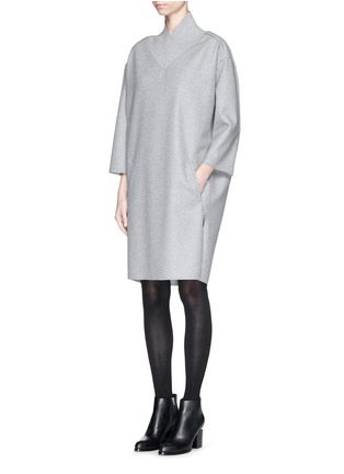 Figure View - Click To Enlarge - ACNE STUDIOS - 'Bennet' felted wool blend dress