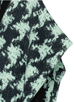 Detail View - Click To Enlarge - ACNE STUDIOS - 'Aletta' marble alpaca-wool wrap coat