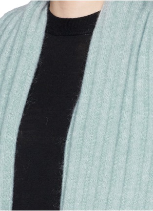 Detail View - Click To Enlarge - ACNE STUDIOS - 'Alan' kidmohair rib knit cardigan