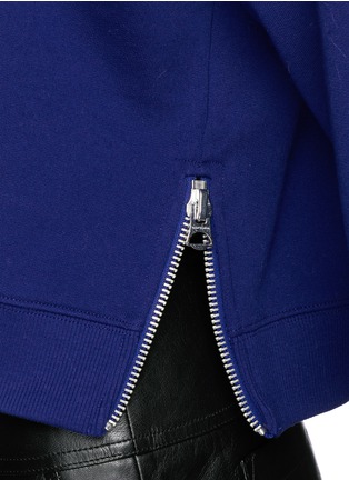 Detail View - Click To Enlarge - ACNE STUDIOS - 'Bird' side zip sweatshirt