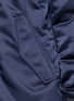 Detail View - Click To Enlarge - ACNE STUDIOS - 'Aude' long bomber jacket