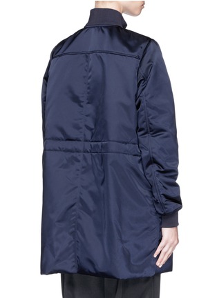 Back View - Click To Enlarge - ACNE STUDIOS - 'Aude' long bomber jacket
