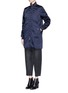 Figure View - Click To Enlarge - ACNE STUDIOS - 'Aude' long bomber jacket