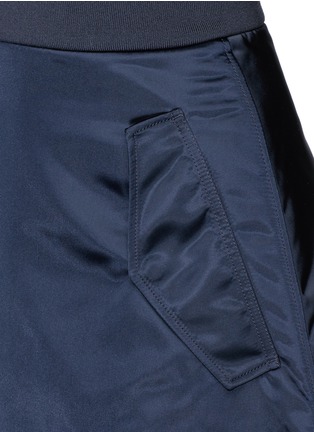 Detail View - Click To Enlarge - ACNE STUDIOS - 'Pag' nylon A-line skirt