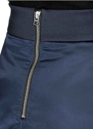 Detail View - Click To Enlarge - ACNE STUDIOS - 'Pag' nylon A-line skirt