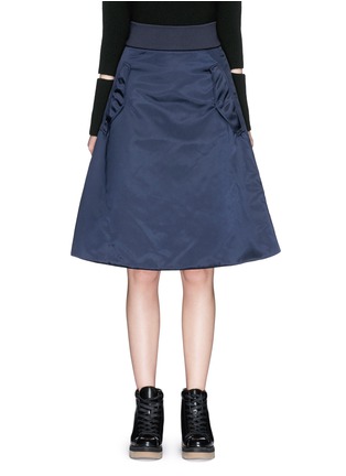 Main View - Click To Enlarge - ACNE STUDIOS - 'Pag' nylon A-line skirt