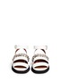 Figure View - Click To Enlarge - GIVENCHY - Curb chain leather flatform sandals