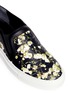 Detail View - Click To Enlarge - GIVENCHY - Baby's breath floral print leather skate slip-ons