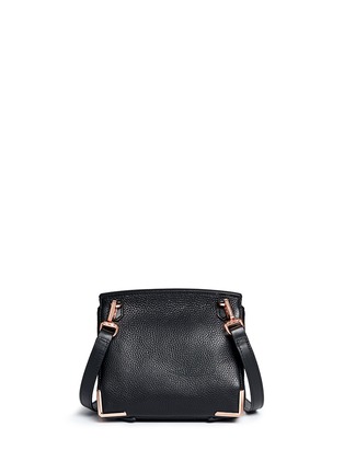 Back View - Click To Enlarge - ALEXANDER WANG - 'Marion' grainy leather crossbody bag
