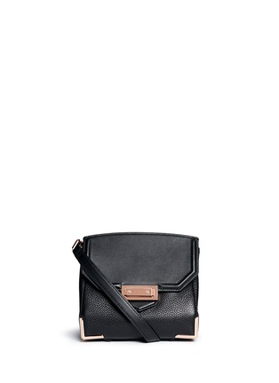 Main View - Click To Enlarge - ALEXANDER WANG - 'Marion' grainy leather crossbody bag