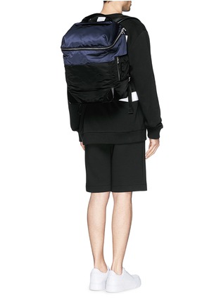 Figure View - Click To Enlarge - ALEXANDER WANG - 'Wallie' padded bomber nylon backpack