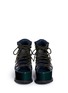 Figure View - Click To Enlarge - SACAI - Open vamp patent leather platform mountain boots