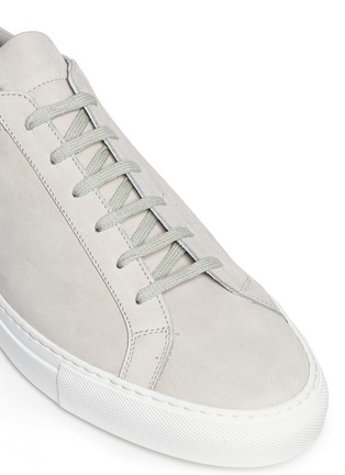 Detail View - Click To Enlarge - COMMON PROJECTS - 'Original Achilles' nubuck leather sneakers