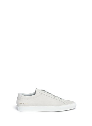 Main View - Click To Enlarge - COMMON PROJECTS - 'Original Achilles' nubuck leather sneakers
